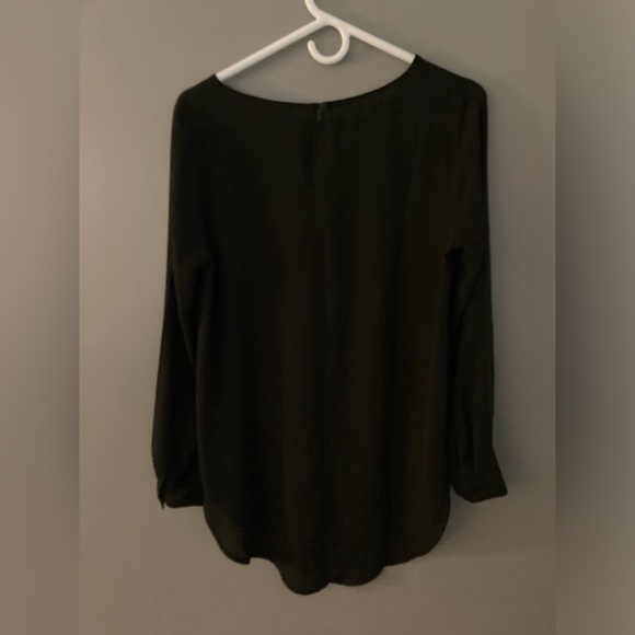 NWT Forever 21 Sheer Long Sleeve Top - Picture 2 of 4